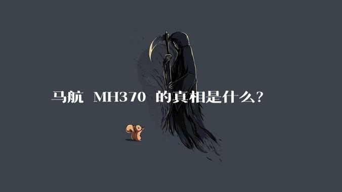 马航 MH370 的真相是什么？